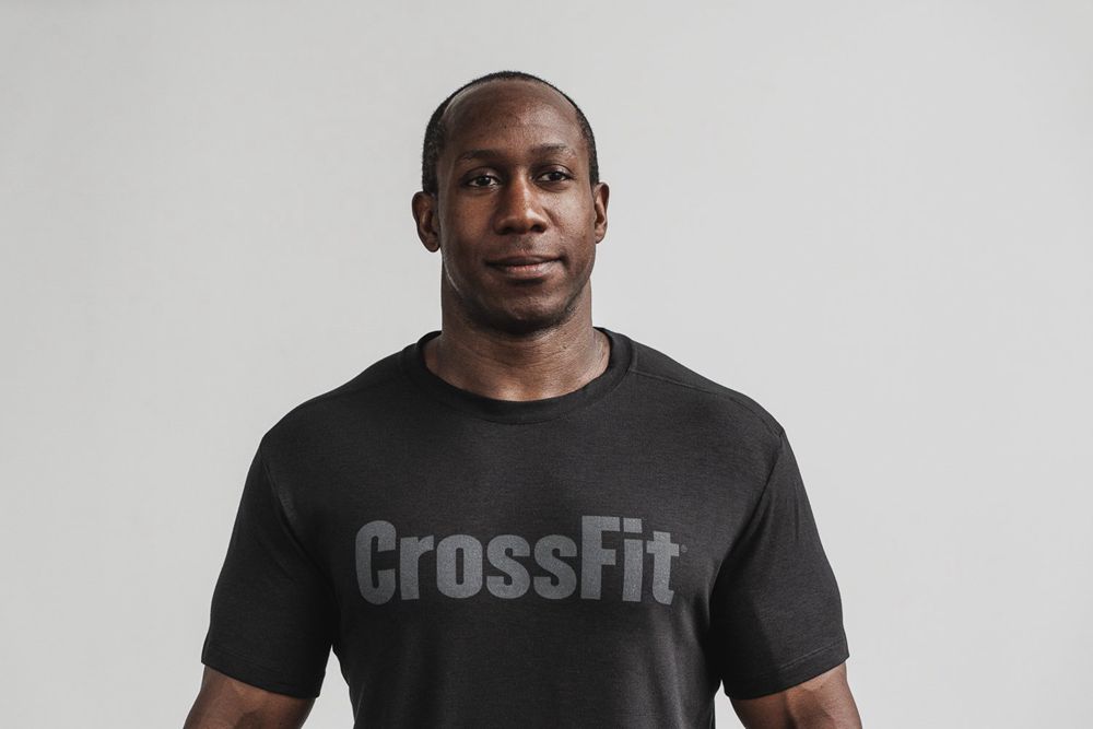 T-Shirts NOBULL Homme Noir - NOBULL Crossfit®,France (6370-OYAWU)